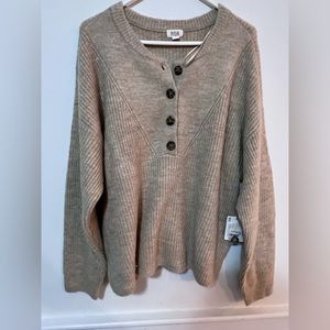 A.n.a Sweaters | NWT brown button front sweater
